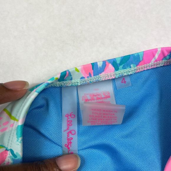 Lilly Pulitzer Womens Taj Bikini Swimsuit Bottom Colorful Beach Pool Size 4 - Picture 3 of 7